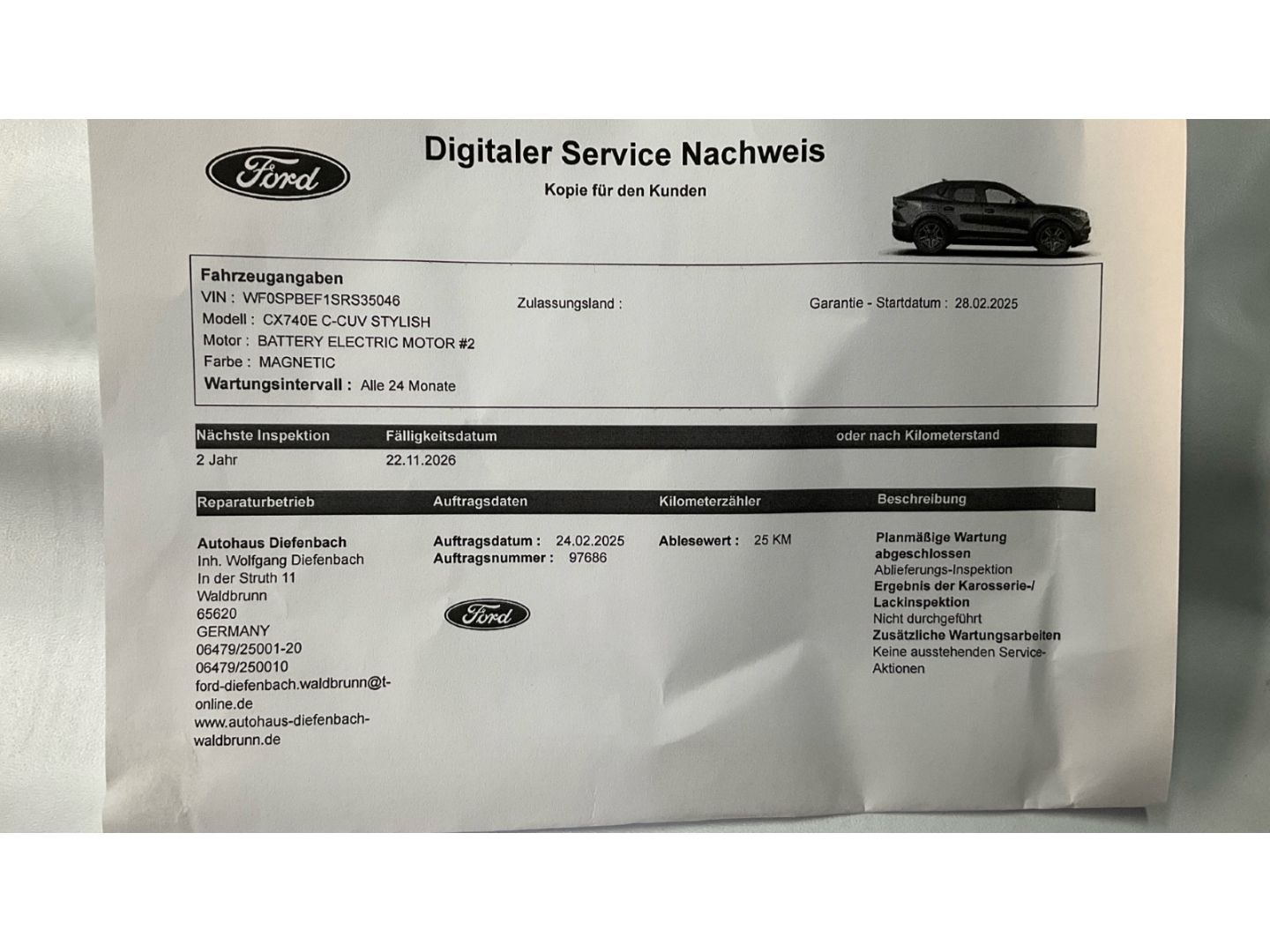 Fahrzeugabbildung Ford Capri 210 kW RWD Premium Tempomat Kamera Navi