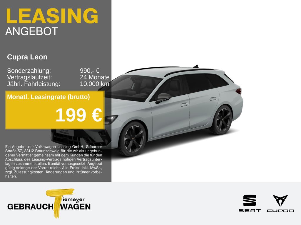 Cupra Leon Sportstourer 1.5 eTSI DSG SIDE-ASSIST eKLAP