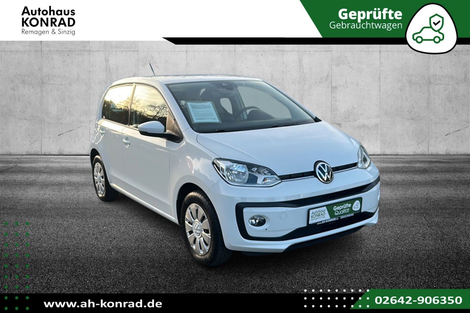 Fahrzeugabbildung Volkswagen up! move up! 1.0 MPI 48kW*SITZHZNG*KLIMA*WINTER*