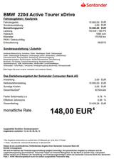 BMW 220d Active Tourer xDrive Navi Pano AHK SHZ - BMW 220 in Essen