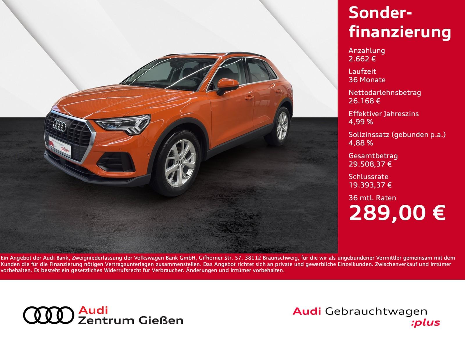Audi Q3 35 TFSI S tronic Pano AHK Navi Assistenzpaket