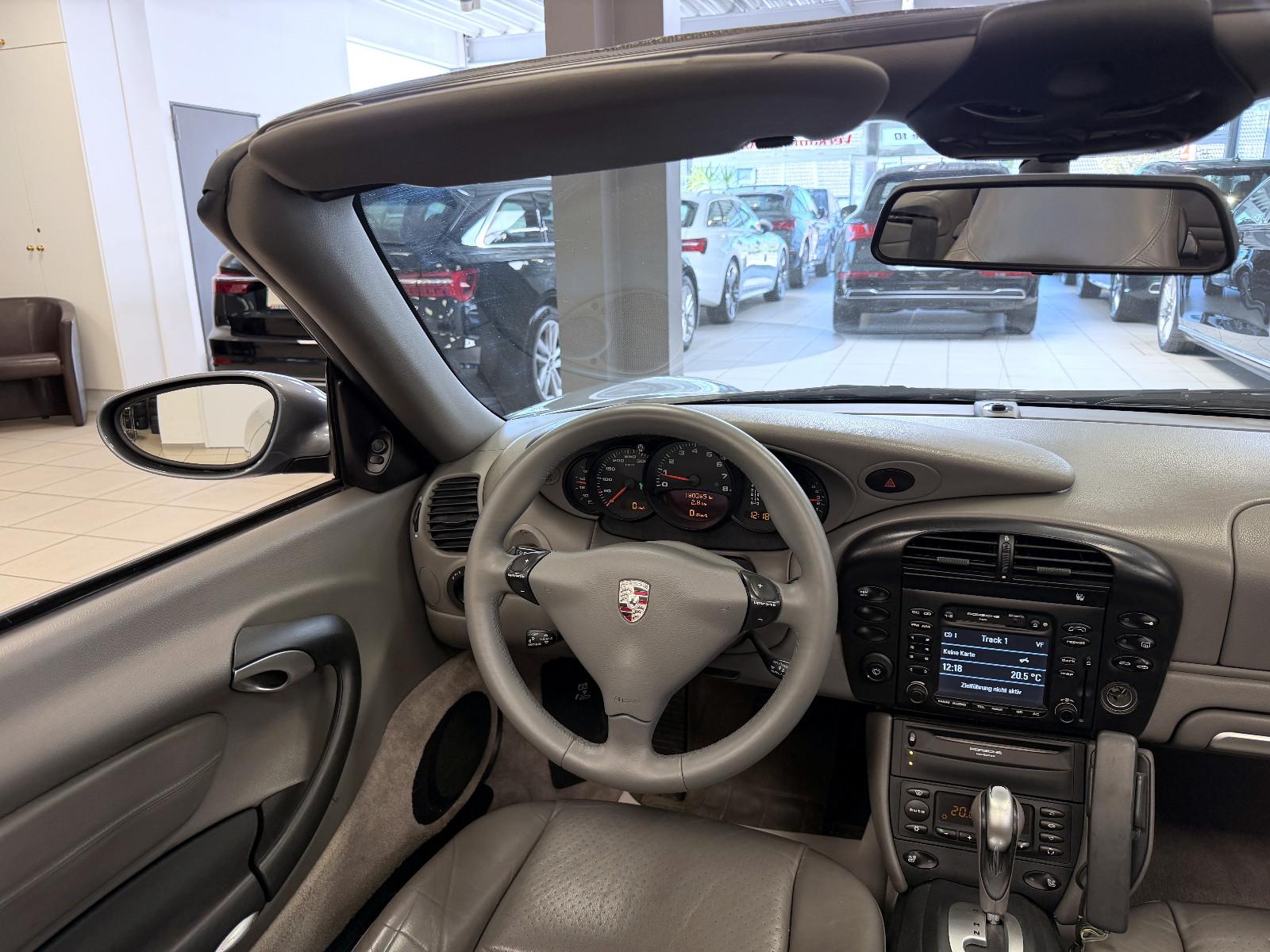 PORSCHE 911 996 CARRERA CABRIOLET 3.6 320ch TIPTRONIC -  CUIR - SIÈGES CHAUFFANTS - GPS PCM2 - CAPOTE ÉLECTRIQUE