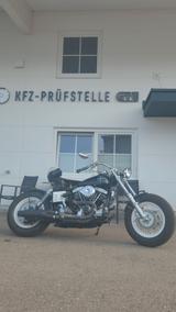 Harley-Davidson Shovelhead Motor Bobber  - HARLEY-DAVIDSON BENZIN CHOPPER SHOVELHEAD