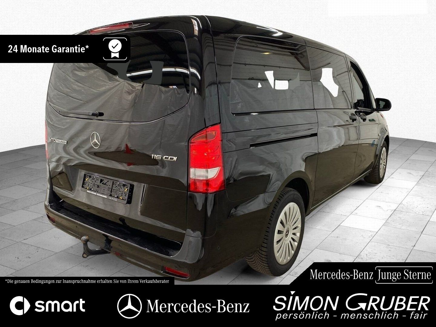 Fahrzeugabbildung Mercedes-Benz Vito 116 Tourer PRO Lang 2*S-Türe 2*Klima 8Sitze