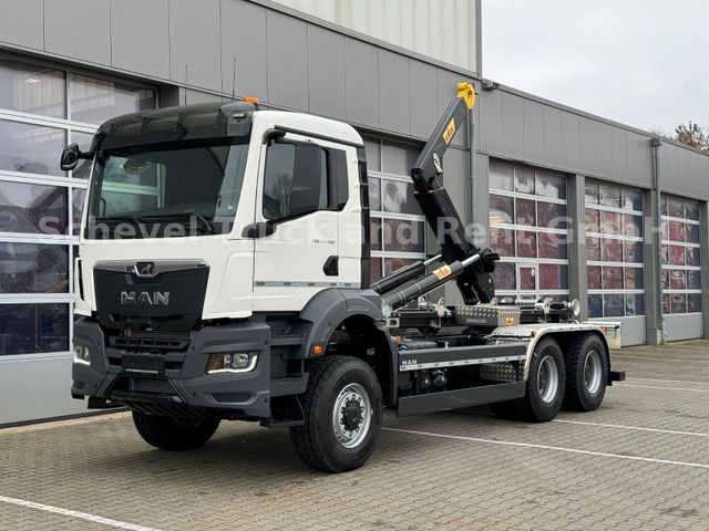 MAN TGS 33.480 Abrollkipper HYVA  / 26-55s 6x6/60Ton