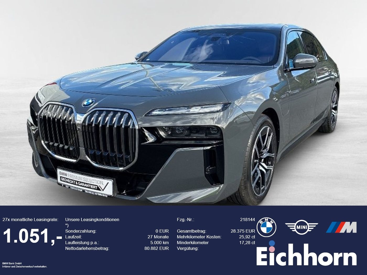 BMW 750e xDrive M Sportpaket TOP AUSSTATTUNG foto 1