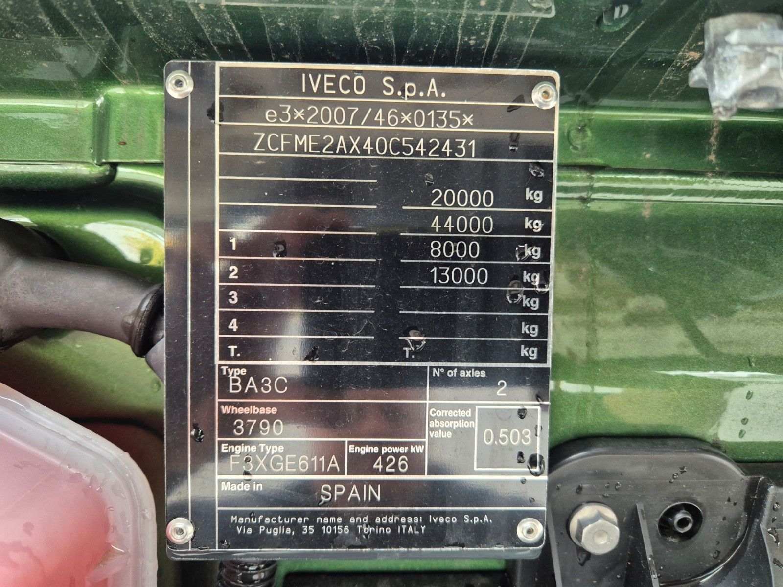 Fahrzeugabbildung Iveco S-Way AS440S58T/FP 4x2 *MirrorCam*Retarder*