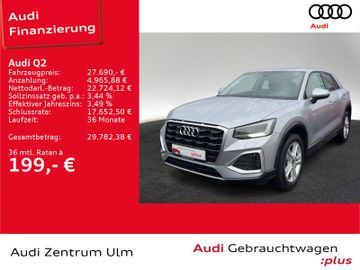 Audi Leasingangebot: Audi Q2 advanced 30 TFSI 17 AHK KEYL NAVI+ RFK 5J.GAR