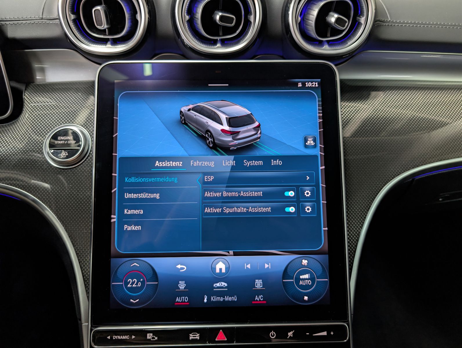 Fahrzeugabbildung Mercedes-Benz C 200 d T 2xAMG NIGHT AHK ACC SOUND MBUX+ LEDER