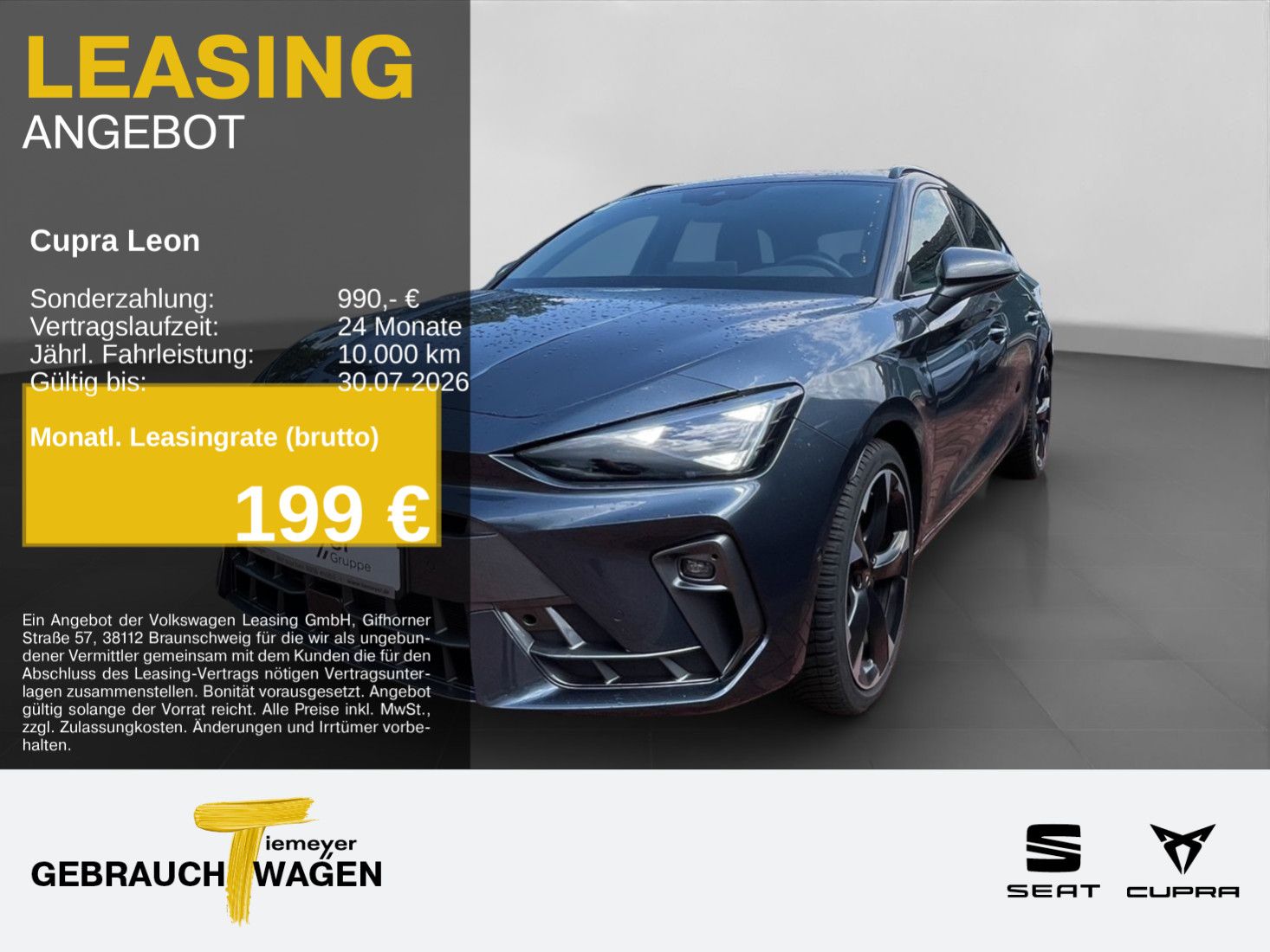 Cupra Leon Sportstourer 2.0 TDI DSG AHK KAMERA SUPERSP