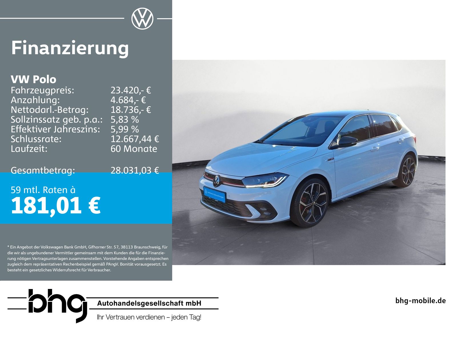 Volkswagen Polo 2.0 TSI DSG GTI Klima Kamera