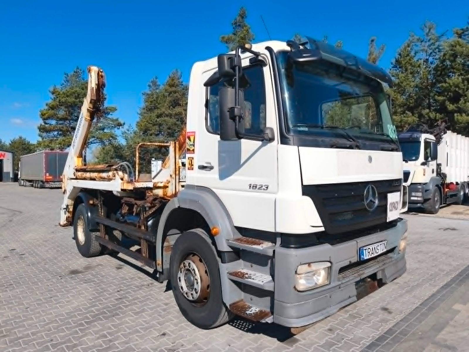 Mercedes-Benz Axor  1823 blatt/blatt Meiller Manual
