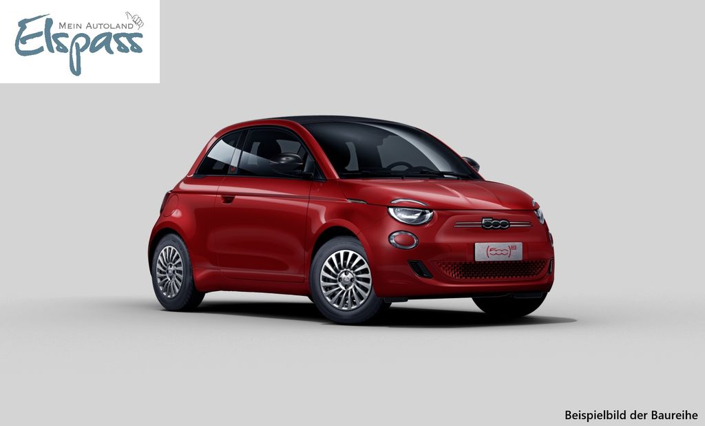 Fiat 500 Elektro Cabrio RED ab 169,- € HD-KAMERA