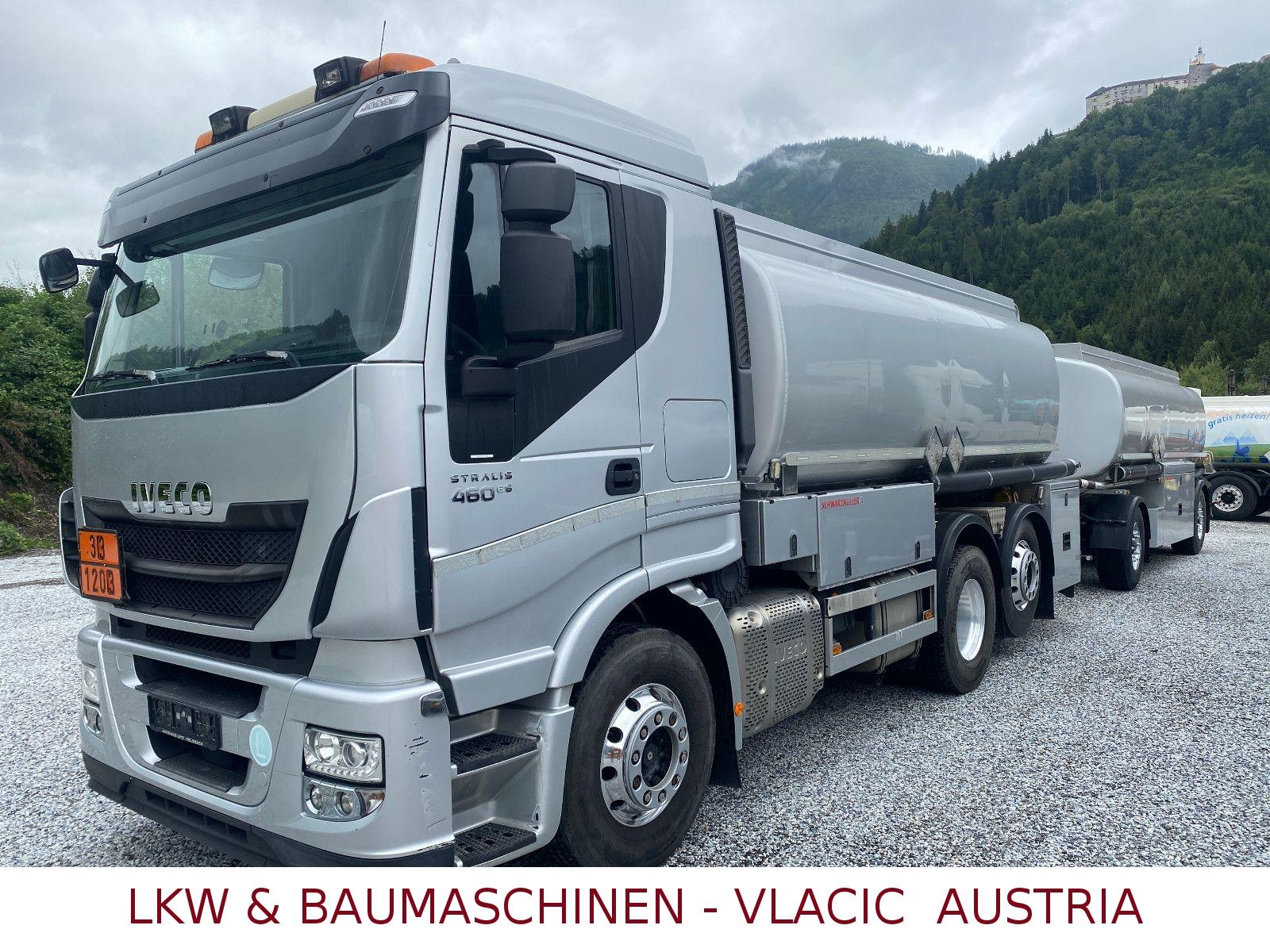Iveco Stralis 460 Benz/Diesel Schwarzmüller-Kompletzug