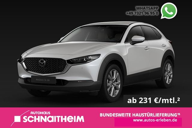 Ein Mazda CX-30 der zum Leasing angeboten wird.