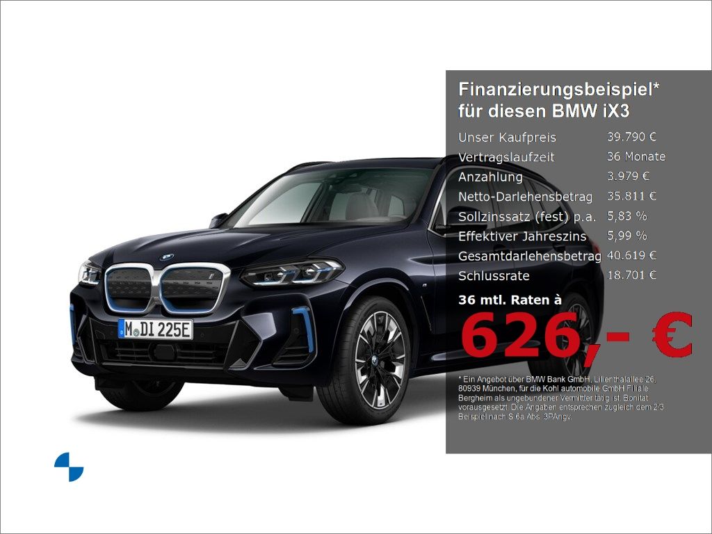 BMW iX3 Impressive M Sport Anhängerkupplung harman k foto 1