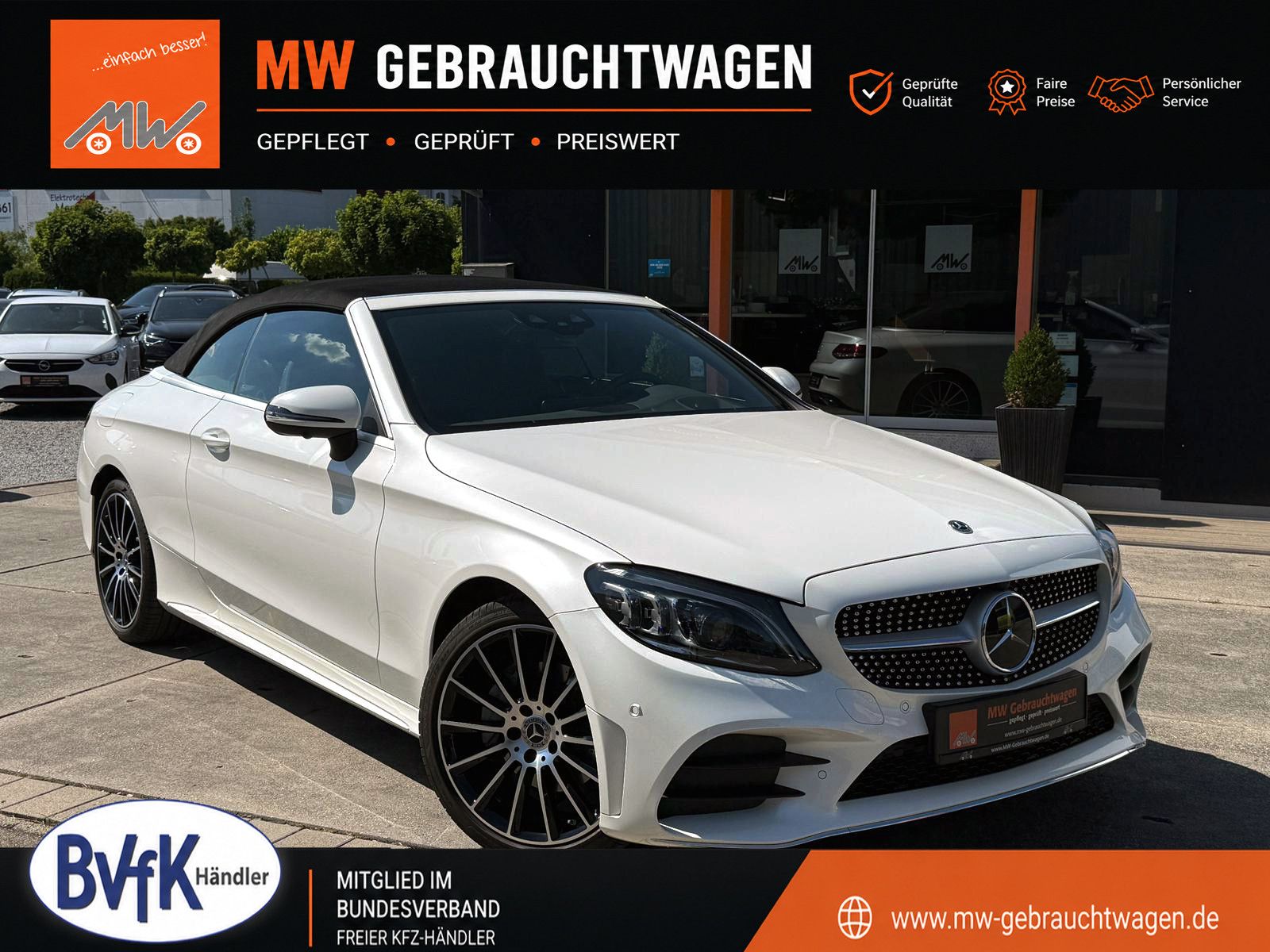 Mercedes-Benz C200 Cabrio 4Matic AMG-Line ACC 360° HUD LED SHZ