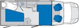 Knaus Sky TI 650 MF GFK-Dach, Fahrradträger - Knaus Sky 650 mf