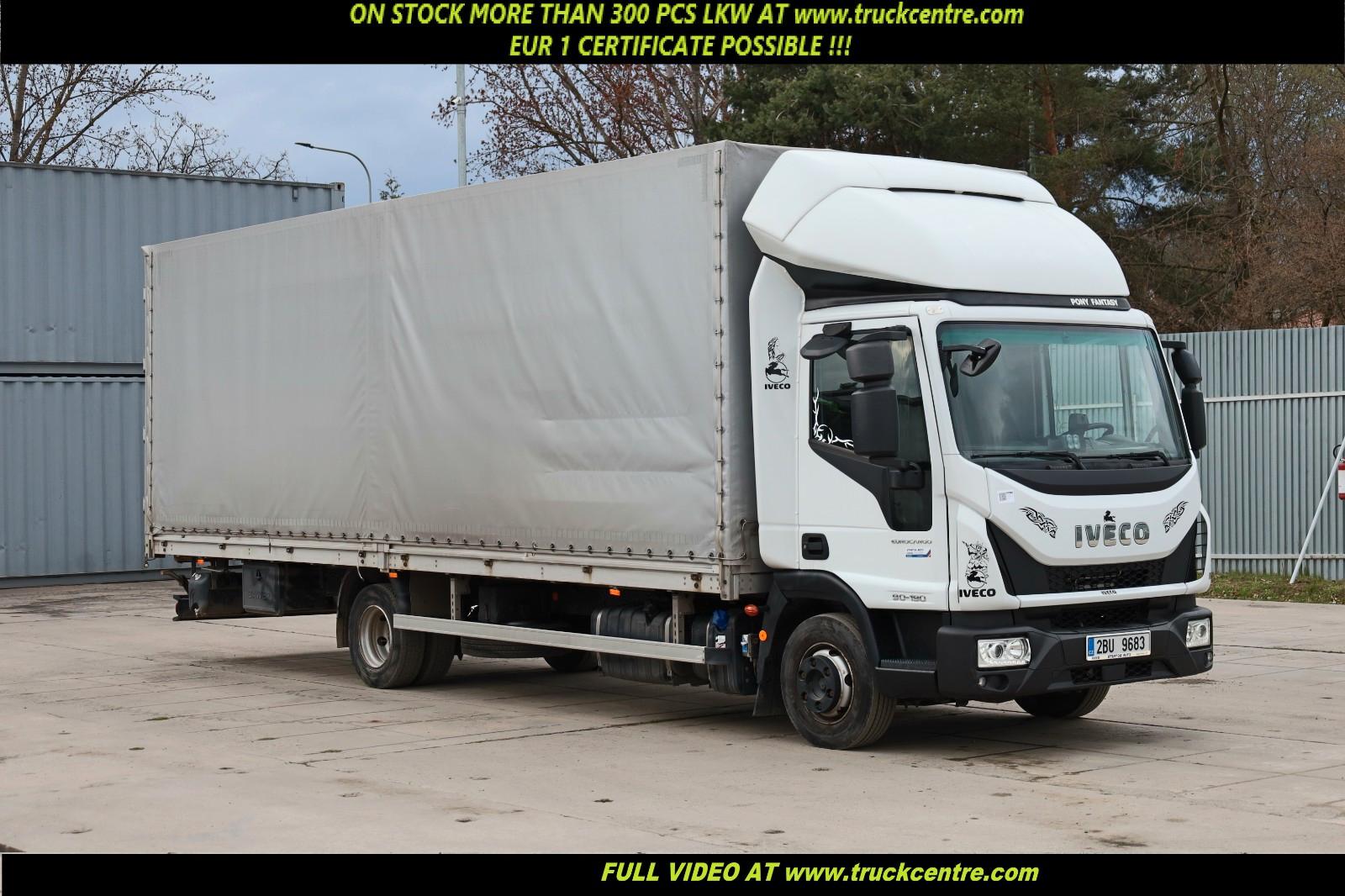 Iveco EUROCARGO 90E, EURO 6, ALUMINIUM SIDED