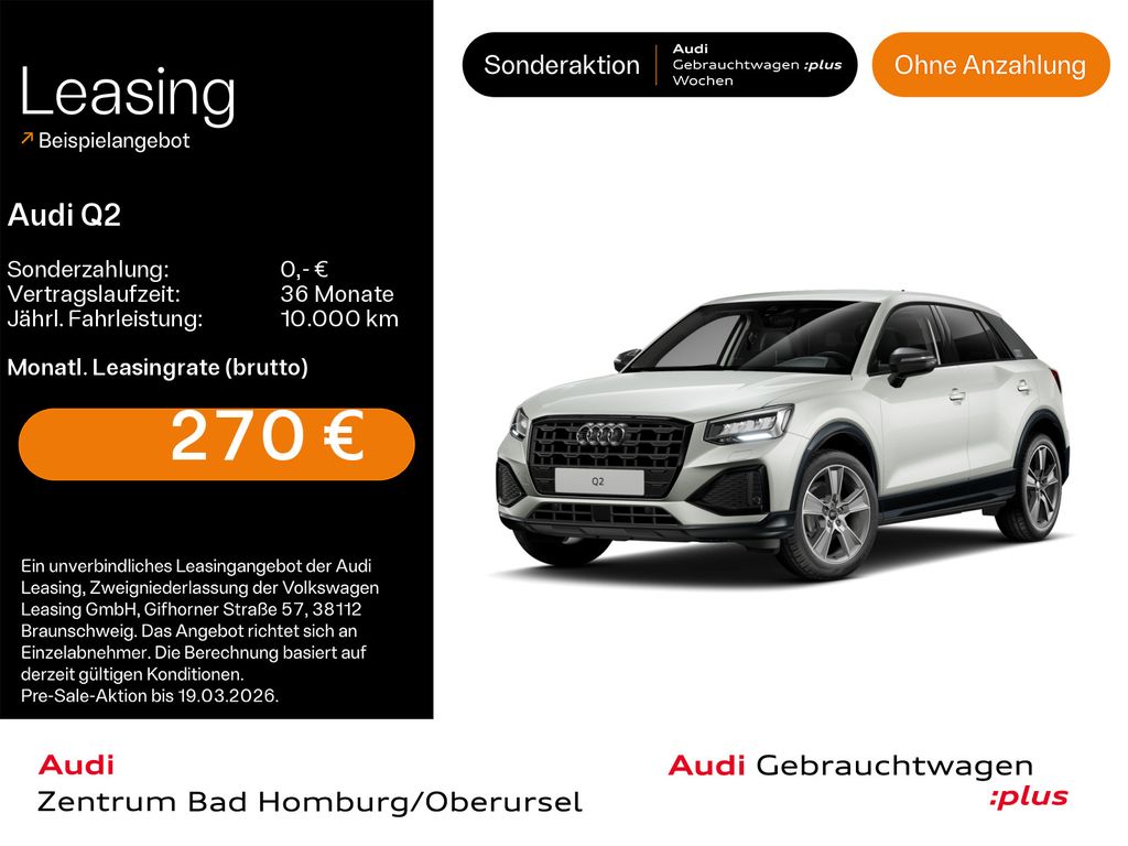 Audi Q2 Advanced 35 TFSI*Navi*LED*Alu*AHK*PDC*Virtual