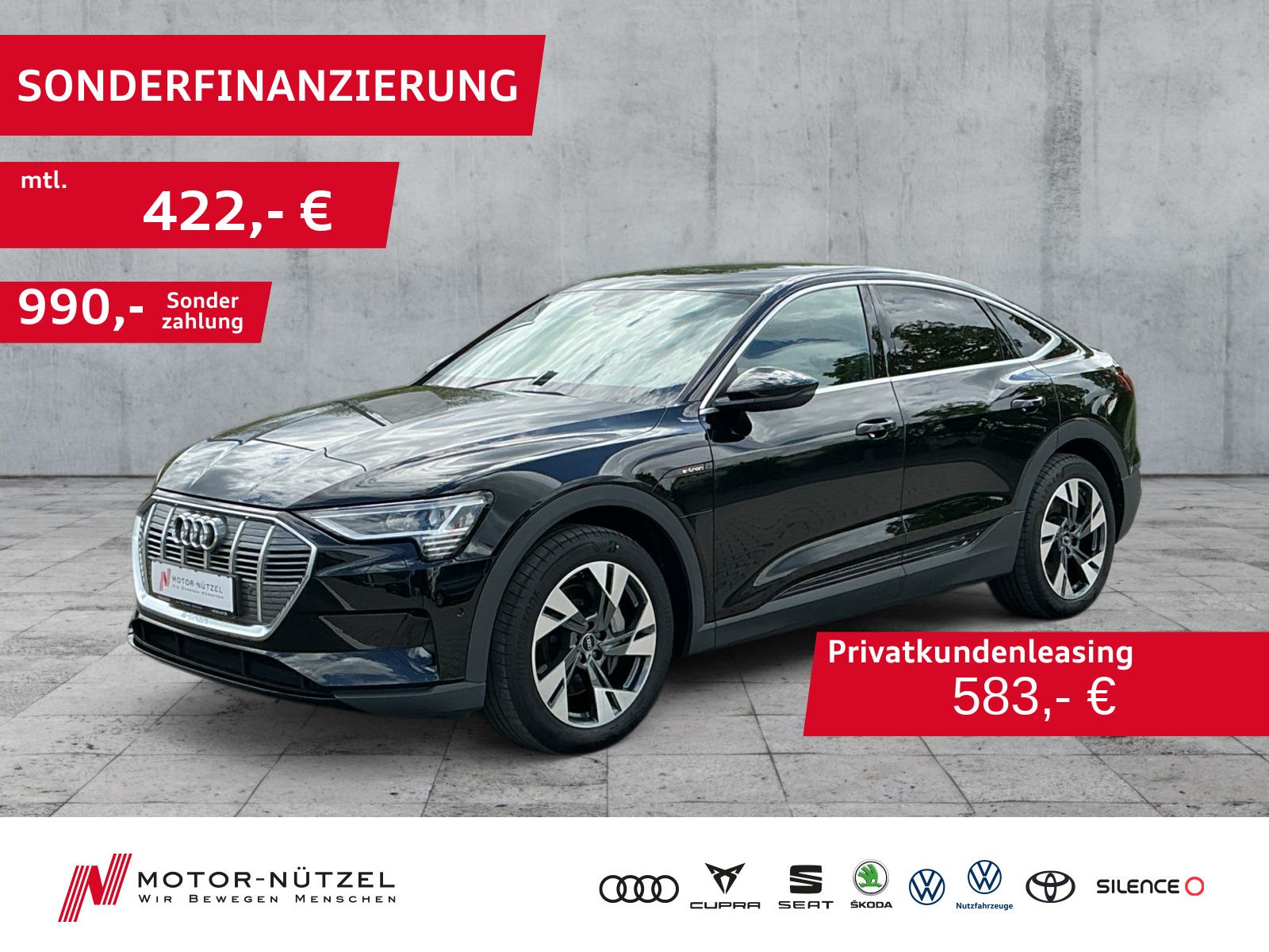 Audi e-tron Sportback 55 QU S-LINE INT MATRIX+AHK+B&O