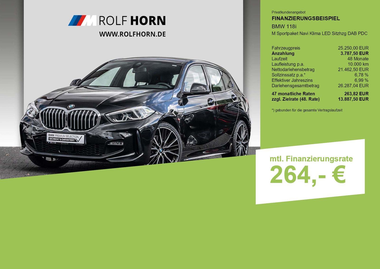 BMW 118i M Sportpaket Navi Klima LED Sitzhzg DAB PDC imagem 3