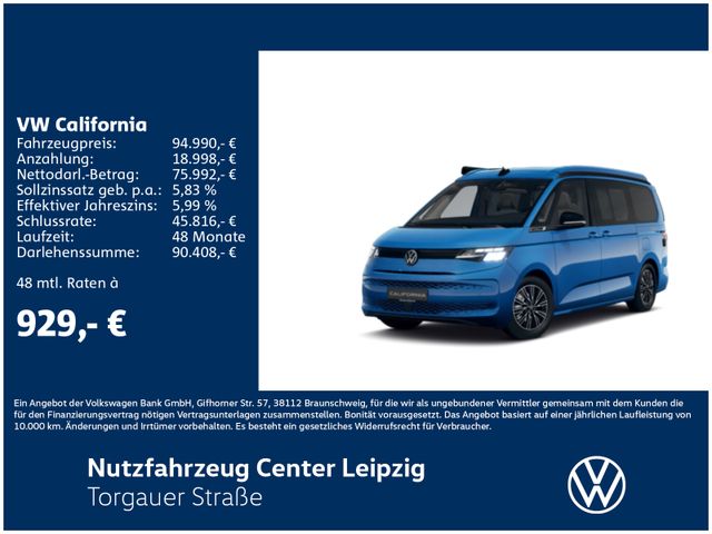 Volkswagen California Coast 2.0 l TDI 110 kW DSG*AHK*NAVI