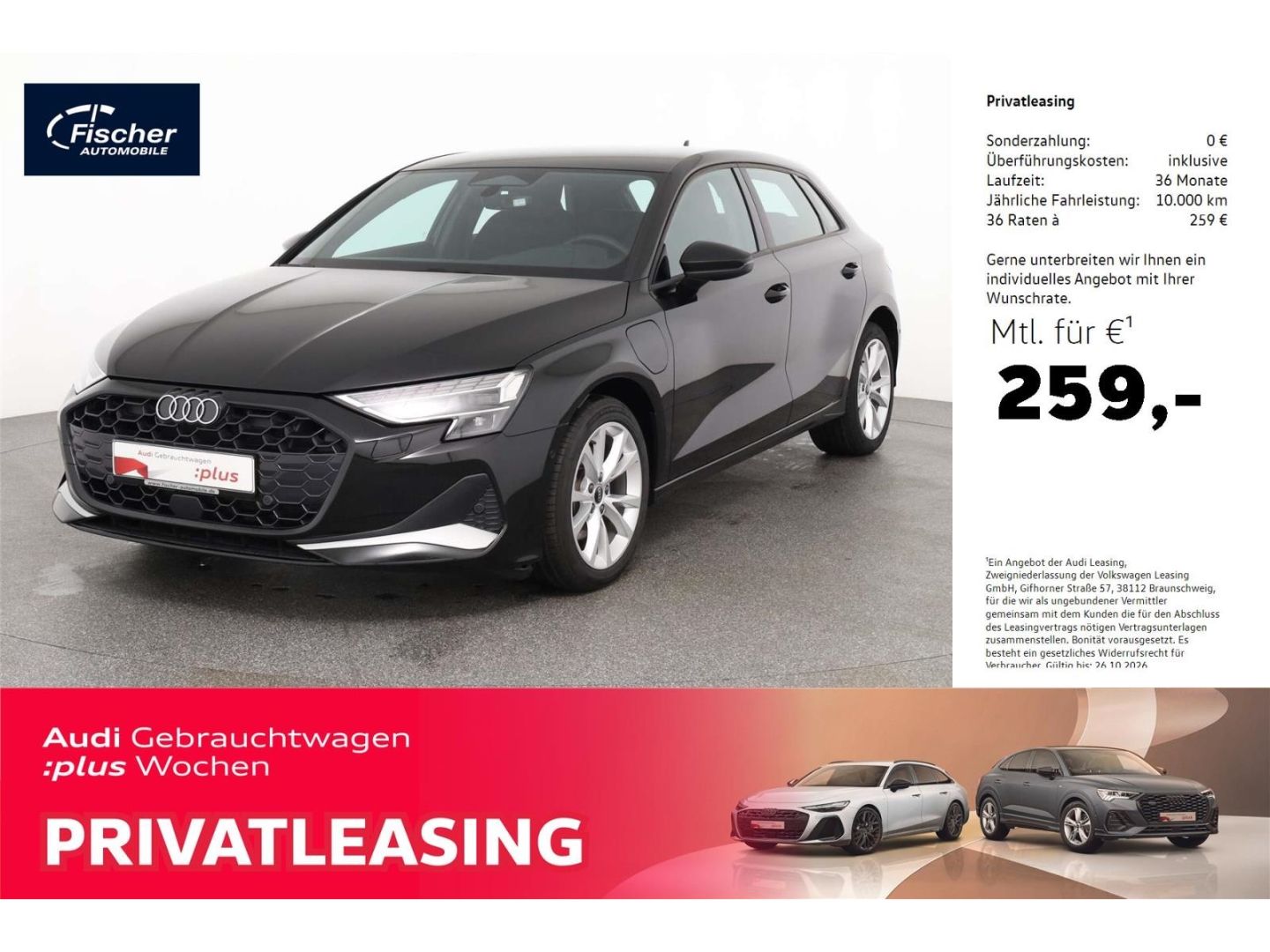 Audi A3 Sportback 40 TFSI e NAV/RFK/AHK-Vorb./Virt+