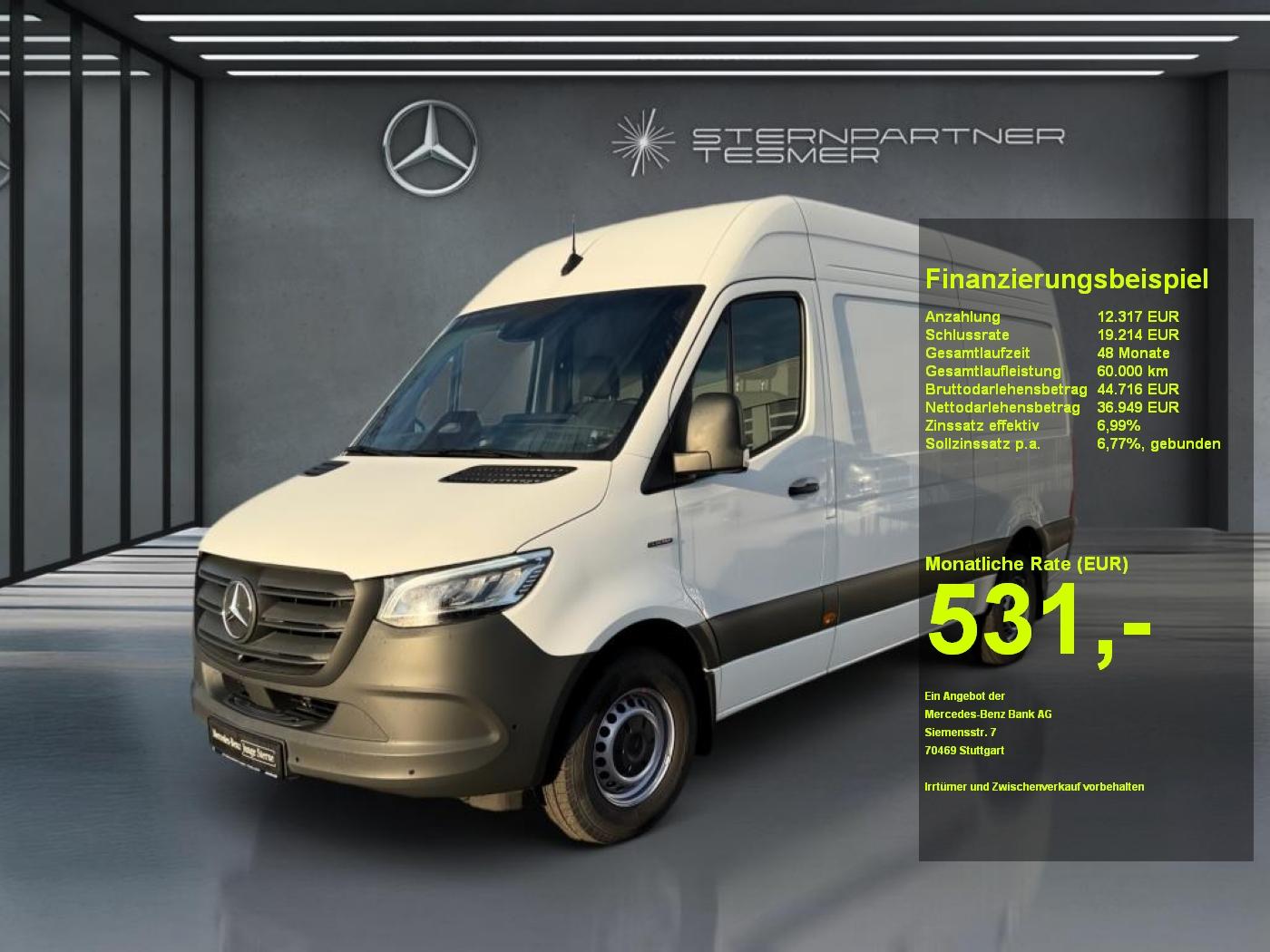 Mercedes-Benz eSprinter Sprinter 314 Kasten SELECT L2H2 81kWh