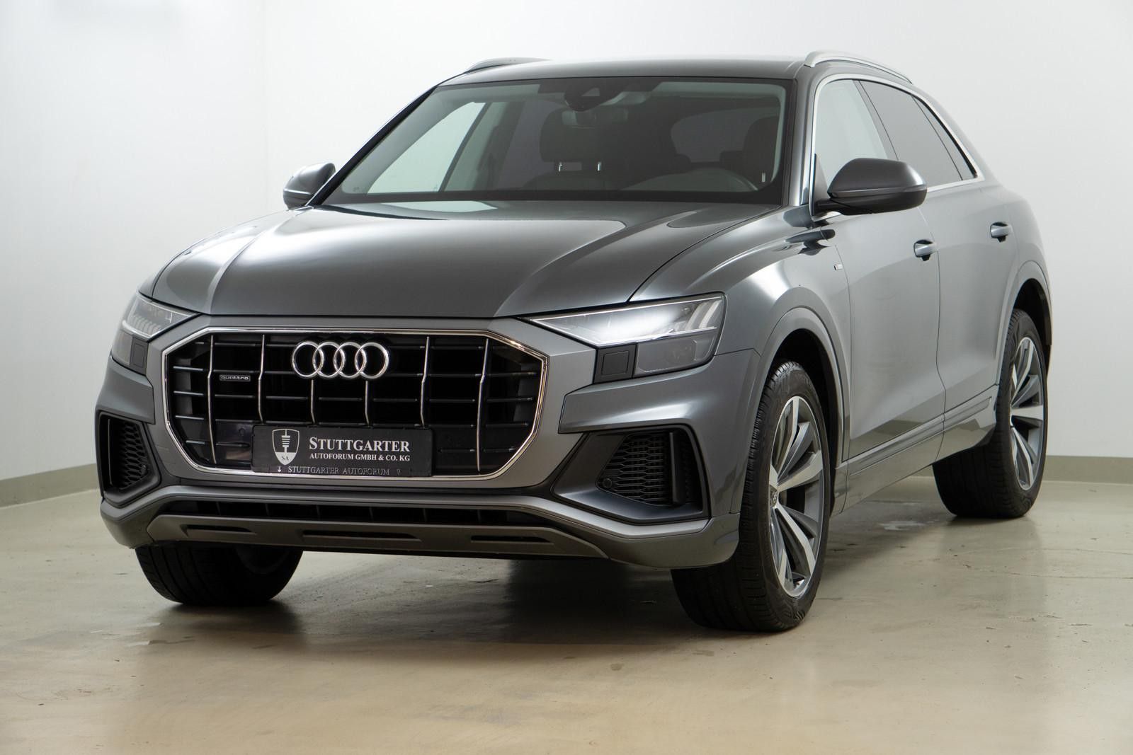 Audi Q8 55 TFSI quattro S line HD Matrix Kamera Leder imagem 3