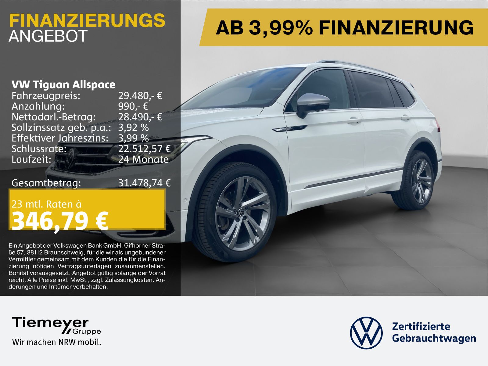 Volkswagen Tiguan Allspace 2.0 TDI DSG 4M R-LINE MATRIX HuD