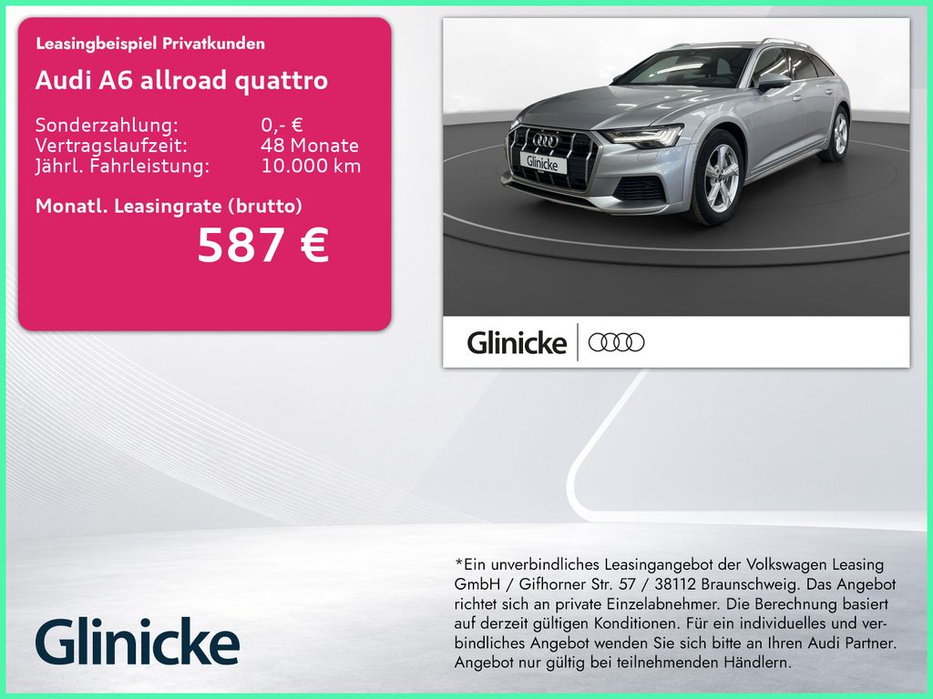 Audi A6 allroad 55 TDI AHK Matrix LM18" B&O 360 Leder