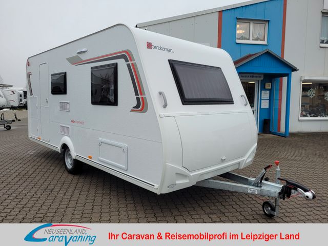 Neuseenland Caravaning Fahrzeugverkauf STERCKEMAN Easy 470PE KIDS *MJ23*1300kg*Touring-Paket