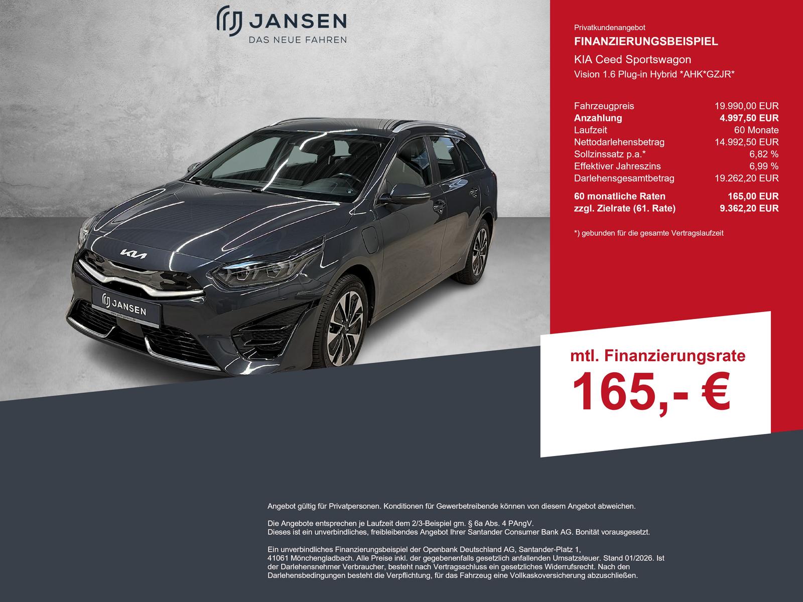 Kia Ceed Sportswagon Vision 1.6 Plug-in Hybrid *AHK*