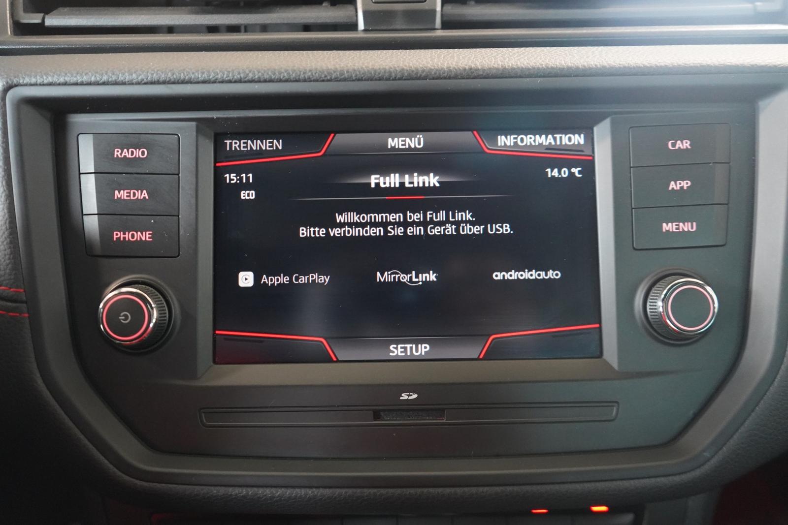 Seat Ibiza 1.0 TSI FR LED FullLink Tempomat PDC USB