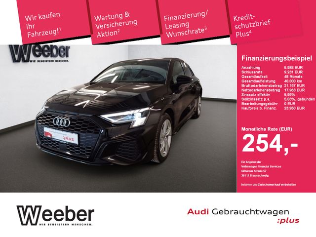 Audi A3 Sportback 40 TFSI e S line Navi LED Leder