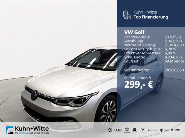 Volkswagen Golf VIII 1.5 TSI Active Standh+Navi.+RFK+SHZ+LE