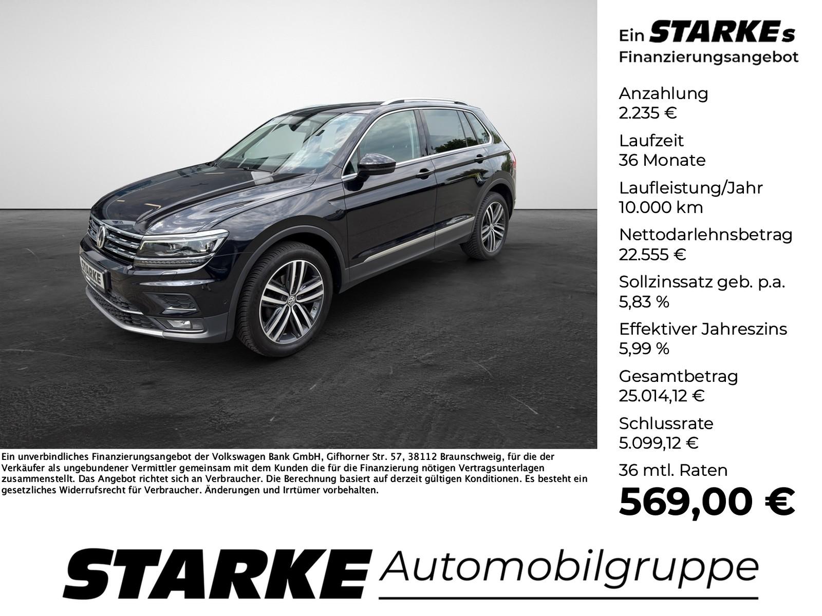 Volkswagen Tiguan 2.0 TDI DSG 4M Highline HeadUp Panodach