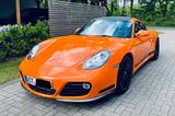 Porsche Cayman S - PDK, Sport Chrono, KW V3, wenig KM - Porsche mit Benzin-Antrieb: Orange