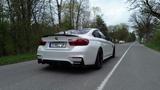 BMW M4 F82 VOLLLEDER MINERALWEISS SERVICE GROSS - gebrauchte BMW M4 aus dem Jahr 2016