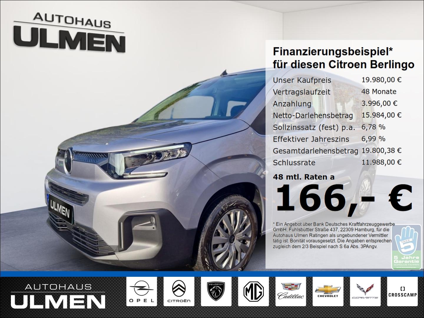 Citroën Berlingo MPV Feel Klima DAB Spurhalteass. Fernli
