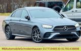 Mercedes-Benz E 300 de Lim AMG Panorama AHK - Mercedes-Benz E 300 Hybrid (Diesel/Elektro): Grau, Vollleder, Limousine