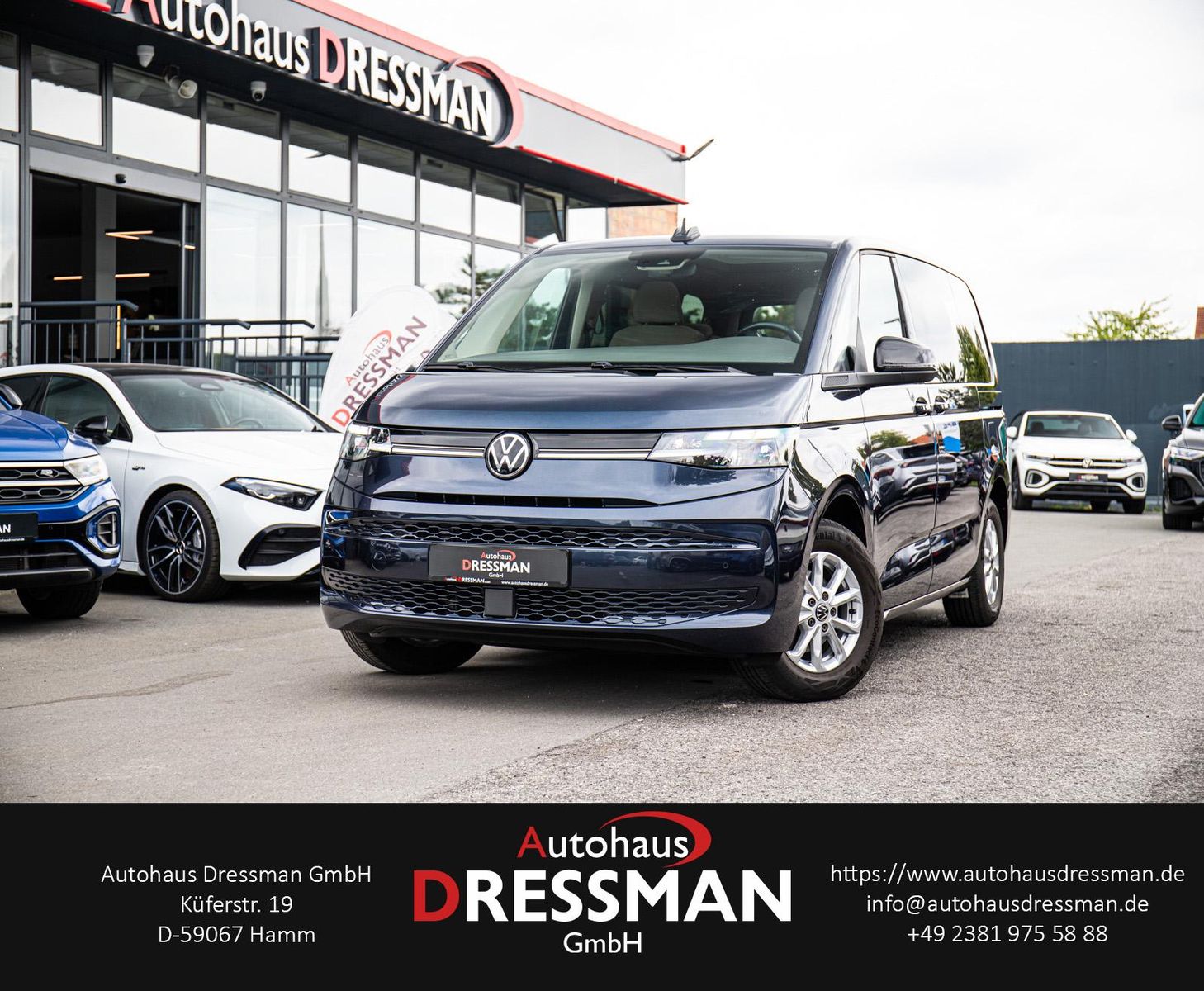 Volkswagen T7 Multivan 2023, 1.5 benzīns, Automāts, Furgons, Zils — Latvijā