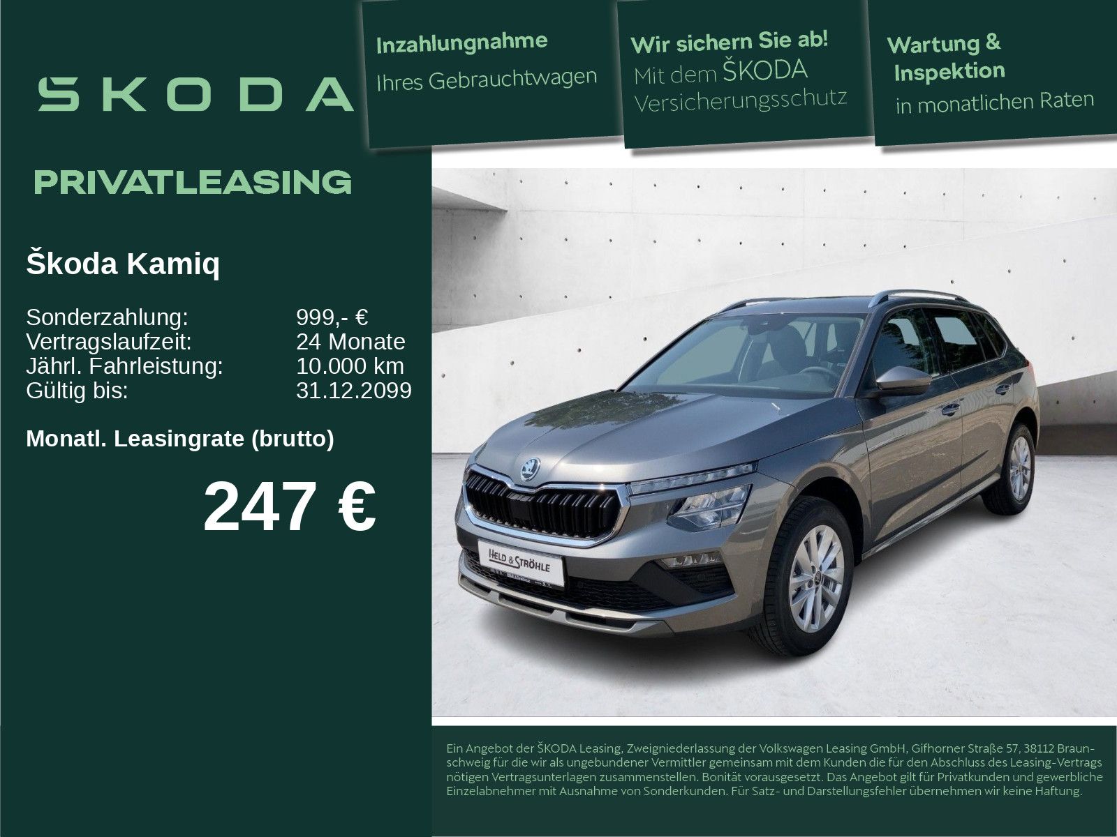 Skoda Kamiq Selection 1.0 TSI DSG AHK LED NAVI R-KAM