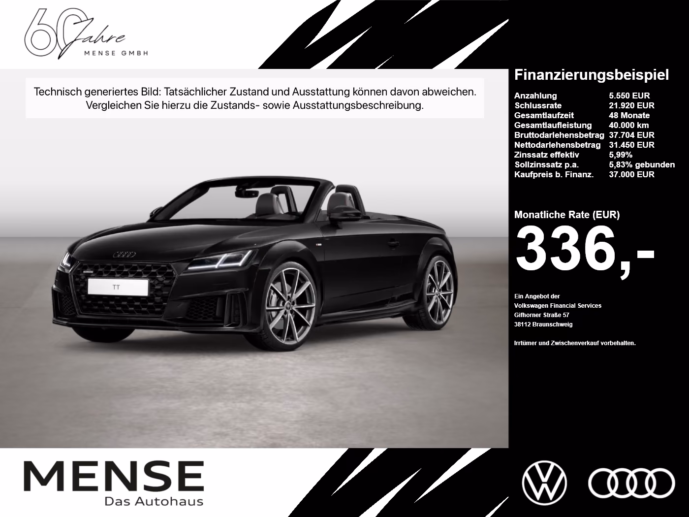Audi TT Roadster 45 TFSI quattro S tronic S line