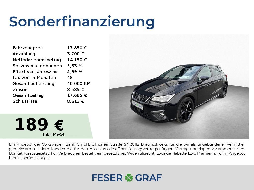 Seat Ibiza FR Pro Black Edition 1.0TSI|Full Link|Navi