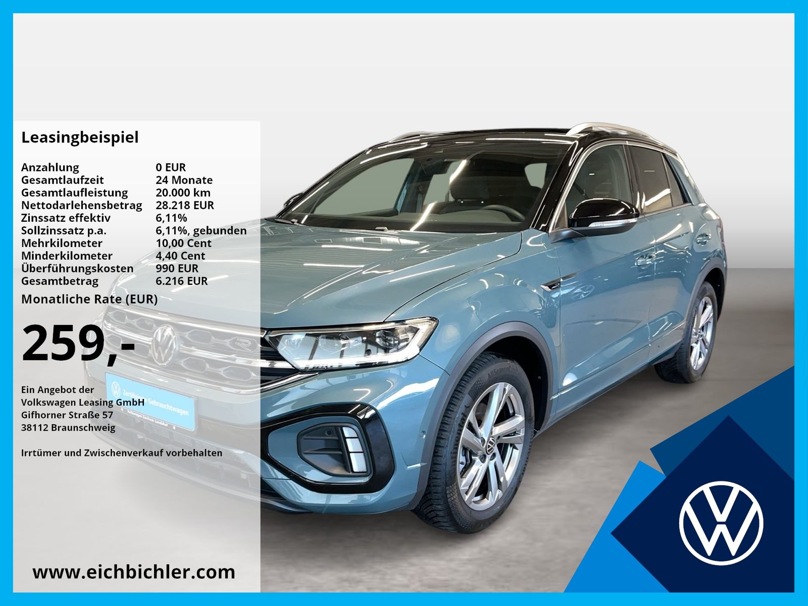 Volkswagen T-Roc 1.5 TSI DSG R-Line 2xKlima ACC AHK AUT LED