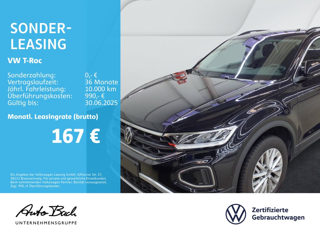 Volkswagen T-Roc 1.0 TSI Life, Navi, LED, App-Connect, Digi
