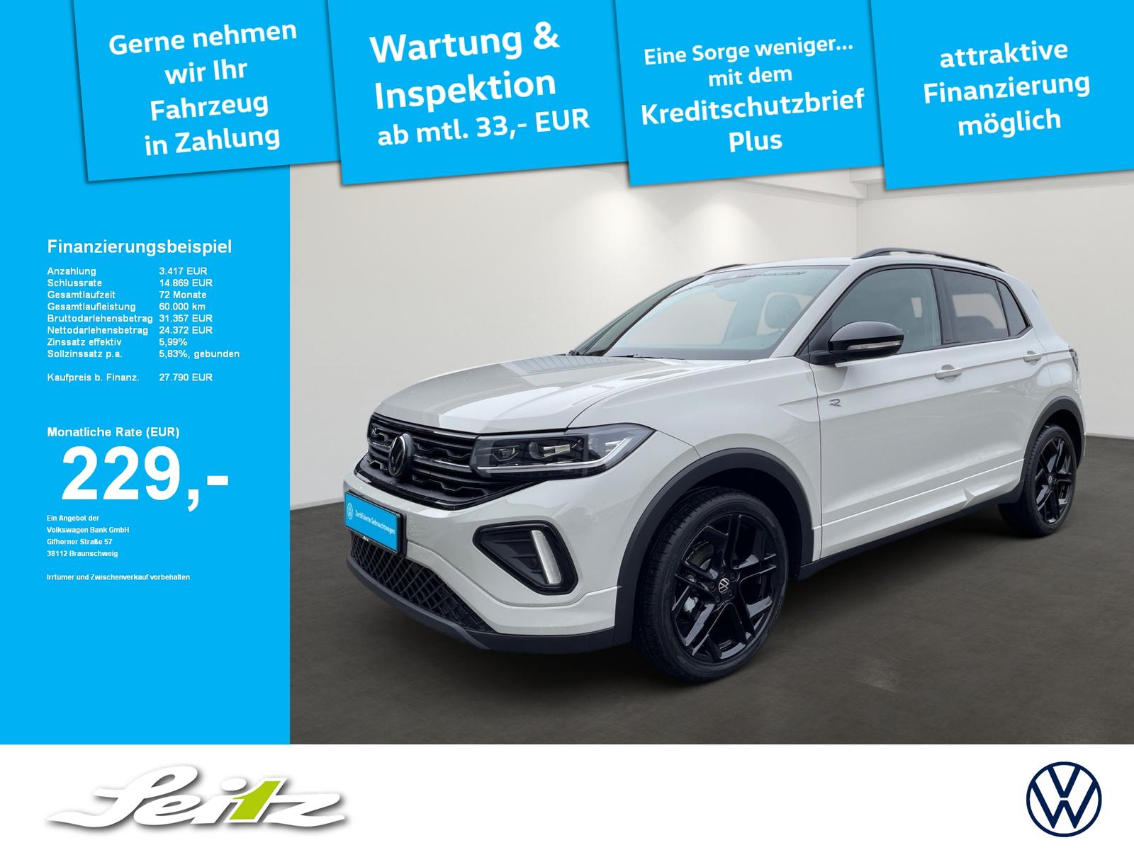 Volkswagen T-Cross 1.0 TSI R-Line *NAVI*KAMERA*SITZH*