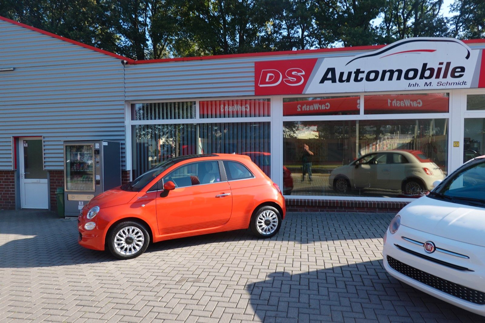 Fahrzeugabbildung Fiat 500 Hybrid  Dolcevita Orange